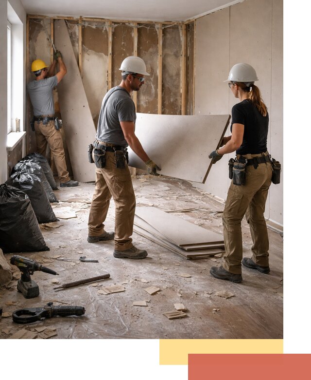 Демонтаж стеновых панелей в Инте быстро и аккуратно