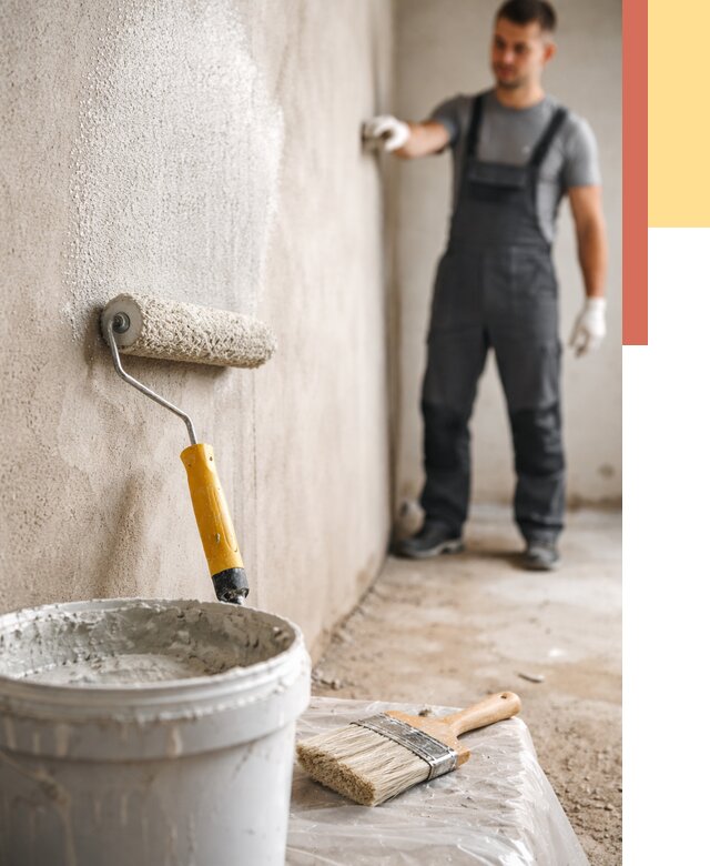 Нанесение бетоноконтакта на стены в Инте от 4260 руб. быстро и недорого | ОТДЕЛОЧНИК-Инт