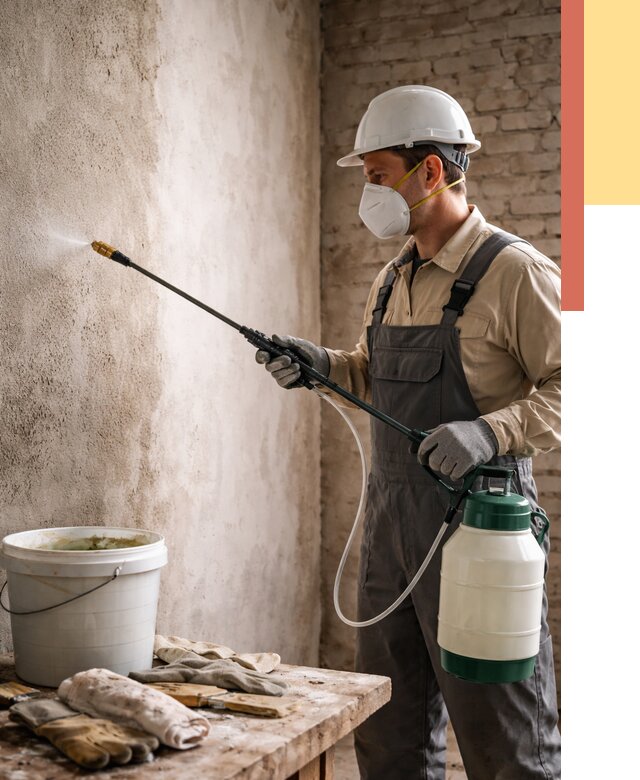 Антисептическая обработка стен в Инте от 1217 руб. — быстро и недорого | ОТДЕЛОЧНИК-Инт