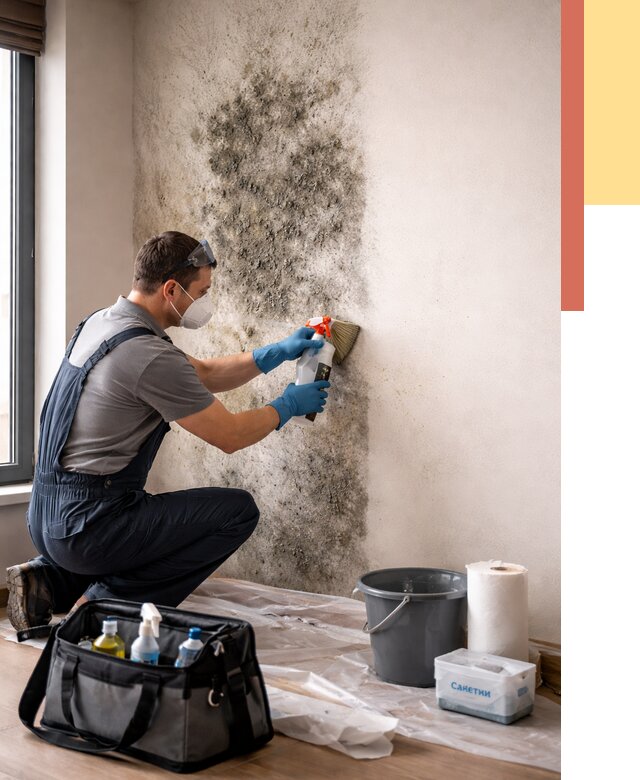 Удаление плесени со стен в Инте от 2181 руб. — быстро и недорого | ОТДЕЛОЧНИК-Инт