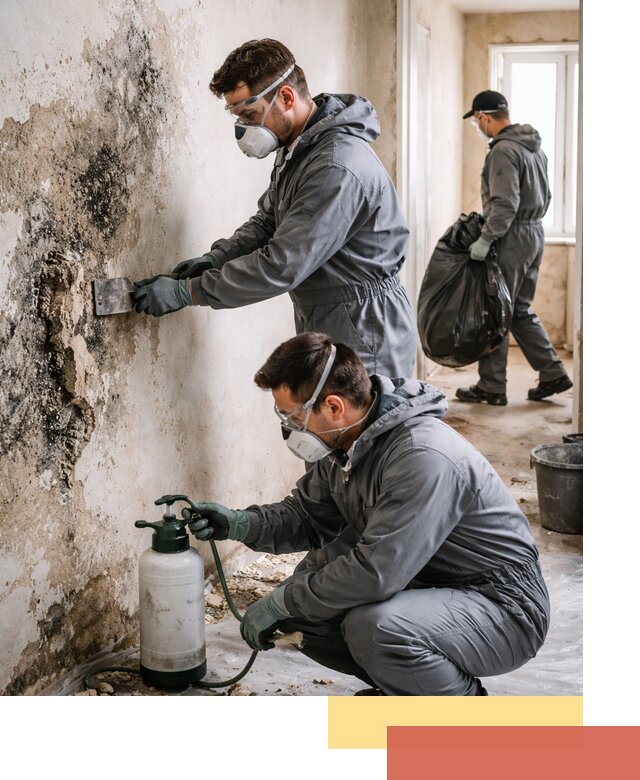 Удаление плесени со стен профессионально в Инте