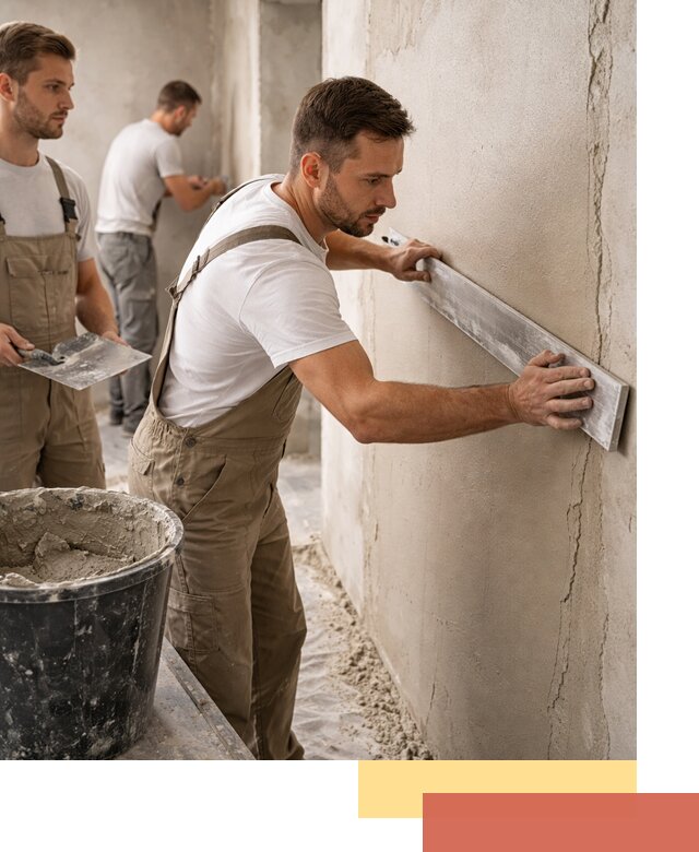 Штукатурка стен без маяков в Инте быстро и качественно