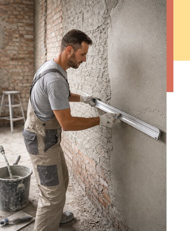 Штукатурка кирпичных стен в Инте от 4564 руб/м2 — быстро и недорого | ОТДЕЛОЧНИК-Инт