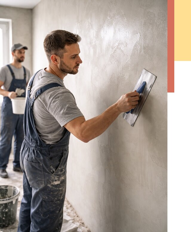 Глянцевание штукатурки стен в Инте от 7607 руб. — услуги и затирка | ОТДЕЛОЧНИК-Инт