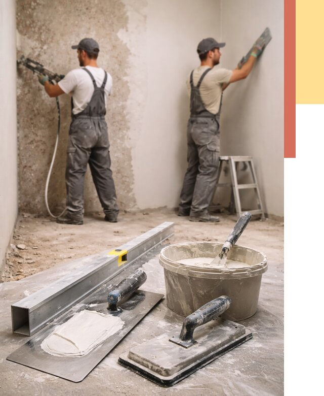 Штукатурка стен под обои в Инте от 4564 руб./м2 — выравнивание под обои | ОТДЕЛОЧНИК-Инт