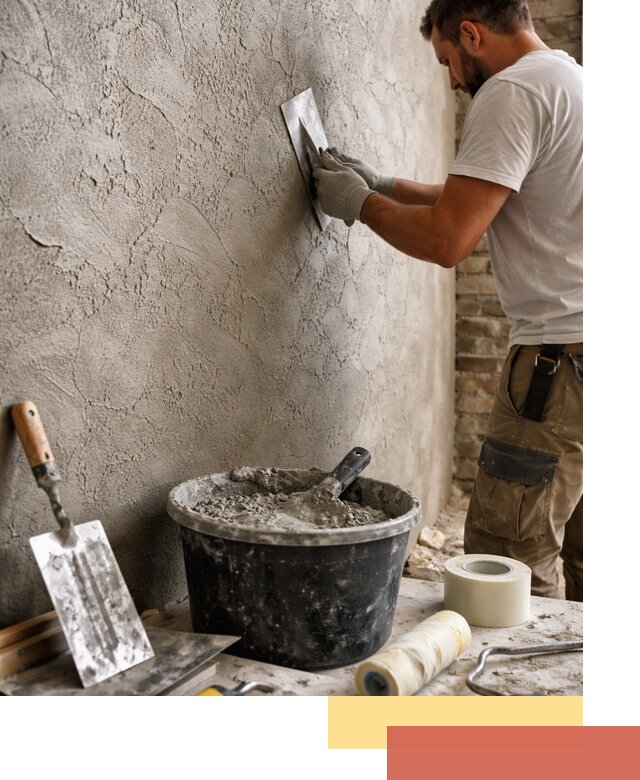 Декоративная штукатурка лофт в Инте — отделка стен и потолков