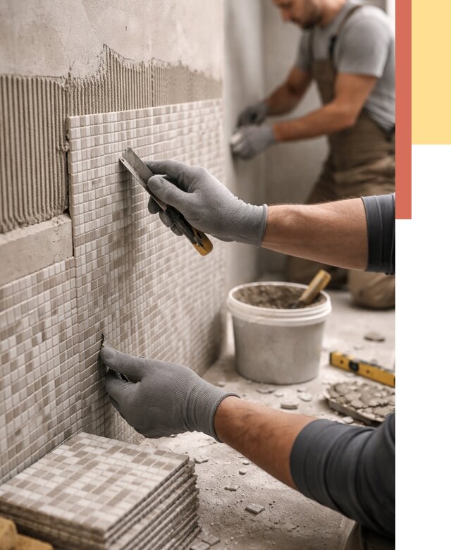 Облицовка стен мозаикой в Инте от 3245 руб/м2 — укладка мозаики на стены | ОТДЕЛОЧНИК-Инт