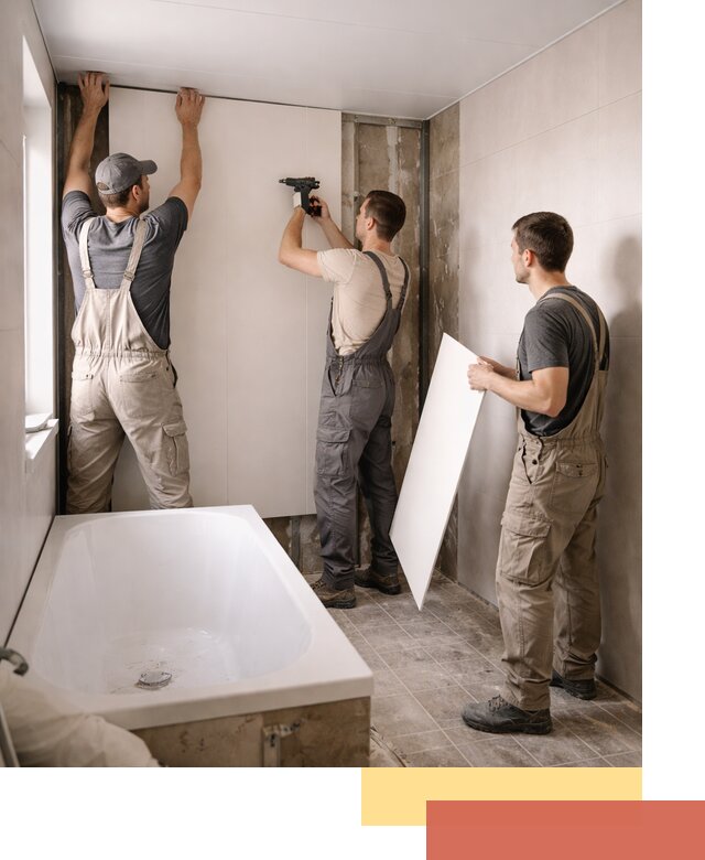 Отделка ванной панели ПВХ профессионально в Инте