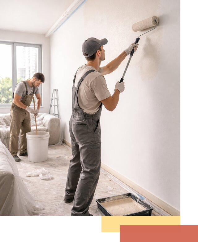 Покраска стен в офисе в Инте — быстрый и качественный ремонт