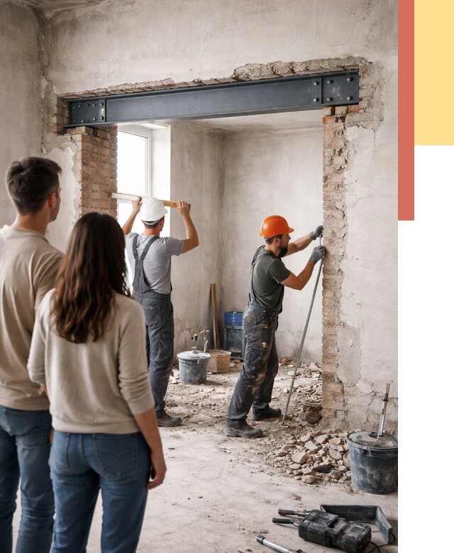 Усиление проема в стене в Инте от 9635 руб. — усиление дверного проема металлоконструкцией | ОТДЕЛОЧНИК-Инт