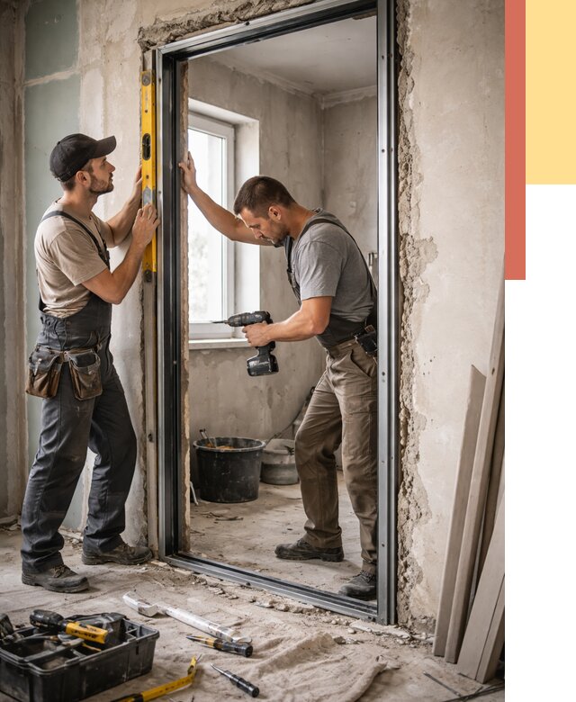 Закладка дверного проема в Инте от 3550 руб. — быстро и недорого | ОТДЕЛОЧНИК-Инт