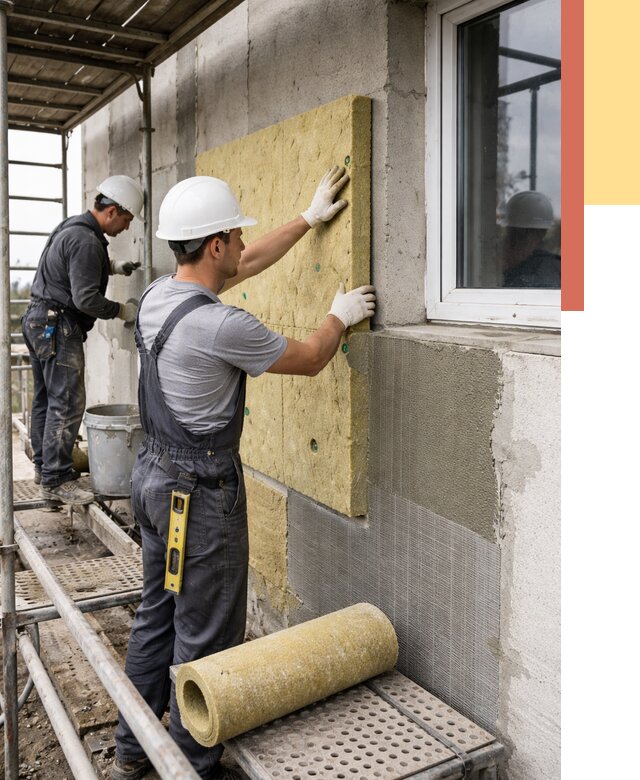 Утепление стен в Инте от 4361 руб. под ключ — быстро и недорого | ОТДЕЛОЧНИК-Инт