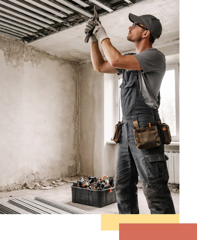 Демонтаж реечного потолка в Инте быстро и аккуратно