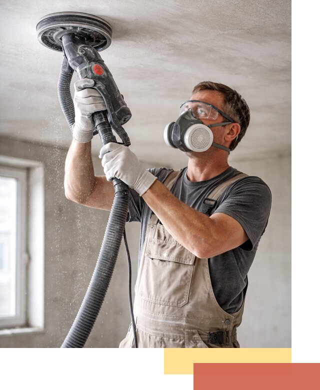 Шлифовка потолка в Инте — качественная подготовка под отделку