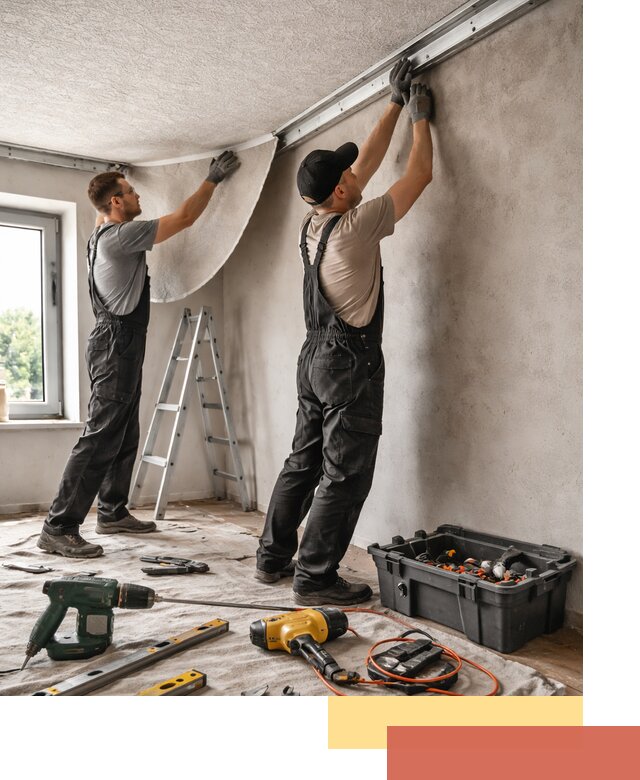 Монтаж фактурного натяжного потолка в Инте качественно и быстро