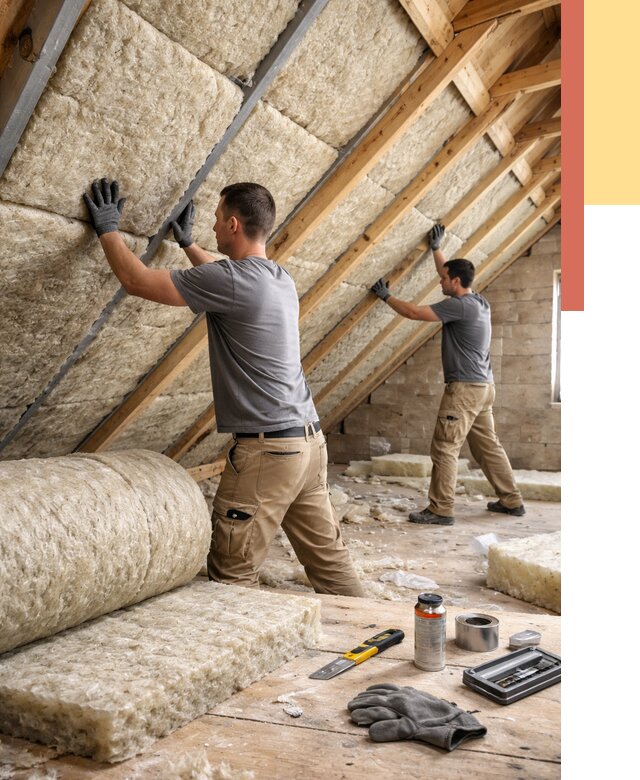 Утепление потолка минватой в Инте от 1471 руб. — быстро и недорого | ОТДЕЛОЧНИК-Инт